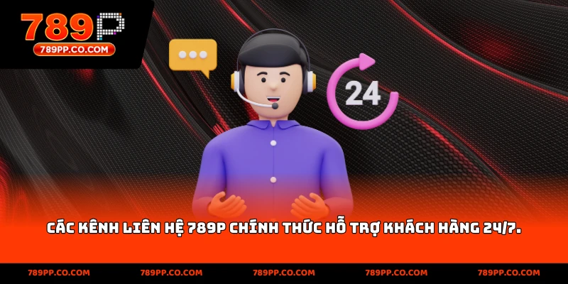 các kênh liên hệ 789p