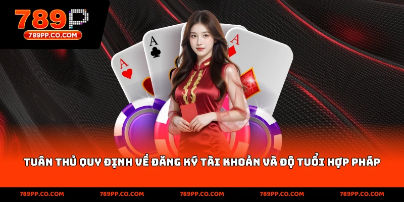 quy định về đăng ký tài khoản hợp pháp