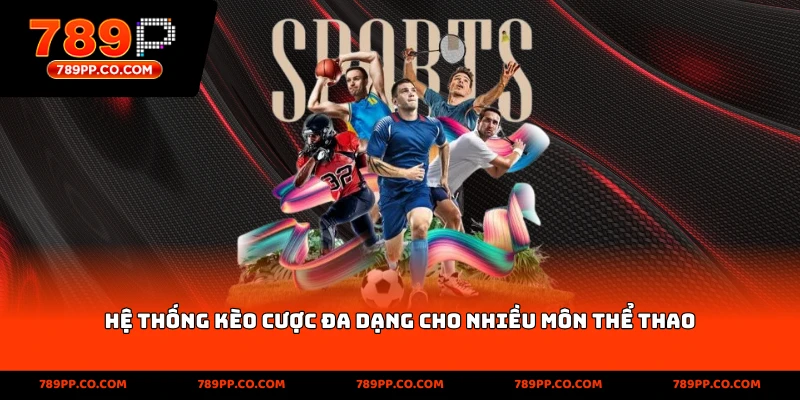 hệ thống kèo cược đa dạng cho nhiều bộ môn thể thao 789p