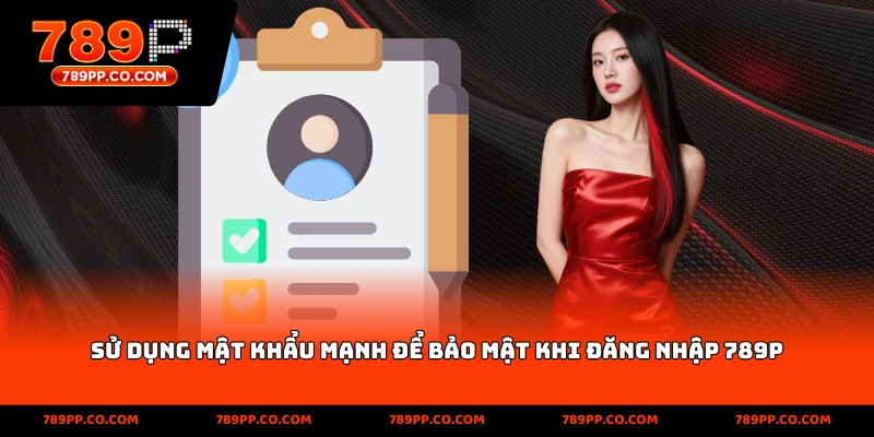 sử dụng mật khẩu mạnh khi đăng nhập 789p